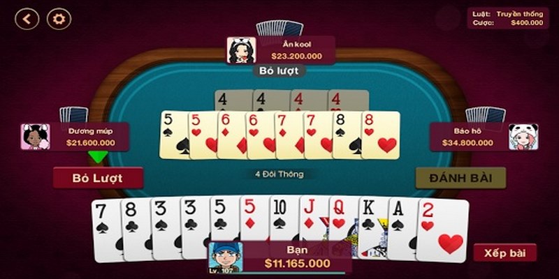 cách đánh bài Tiến Lên